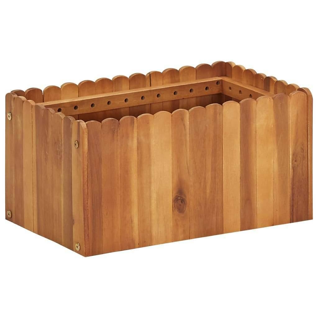 Solid Acacia Wood Garden Raised Bed N92946