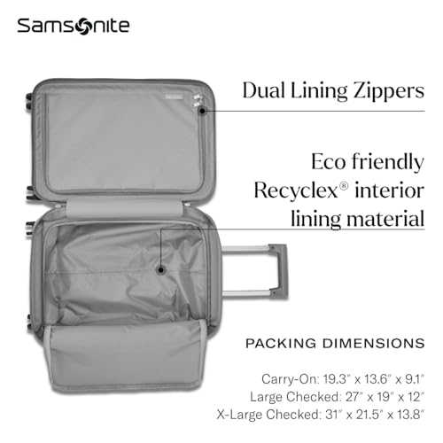 31" Lightweight Hardside Polycarbonate Checked Luggage with Spinner Wheels K633601