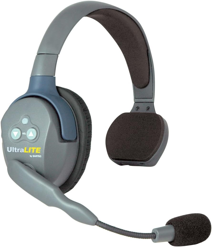 Full Duplex Wireless Intercom System for 3 Users with Single-Ear Master Headset and 2 Dual Ear Remote Headsets Z1468