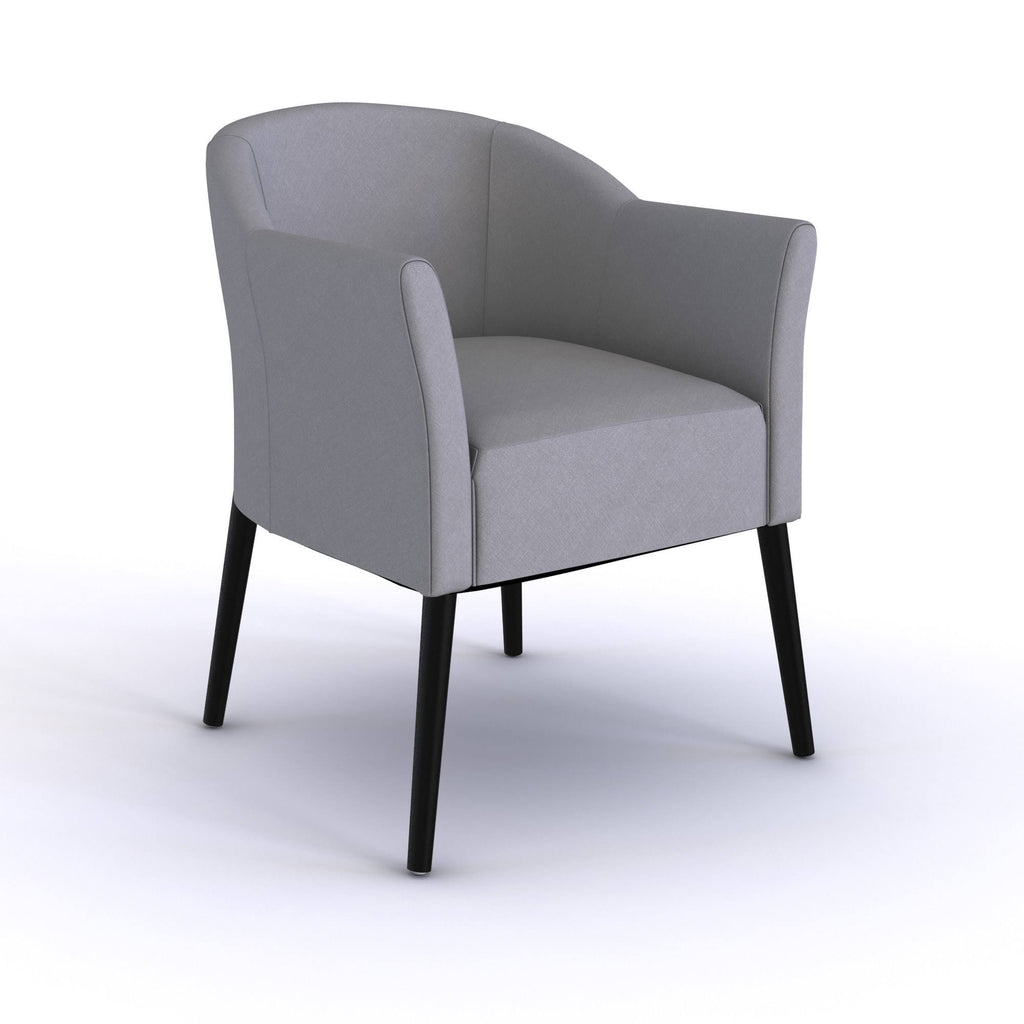 Purple Fabric Arm Chair B2839