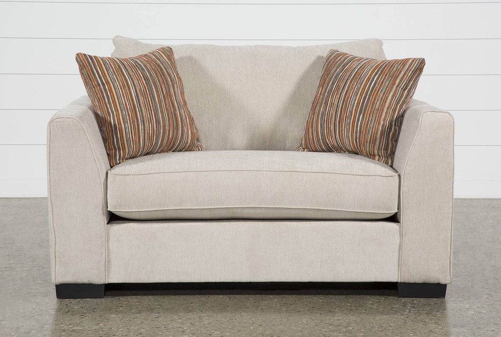 Beige Fabric Chair and Half U7397