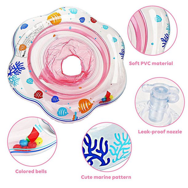 Pink PVC Baby Swimming Pool Ring N76389