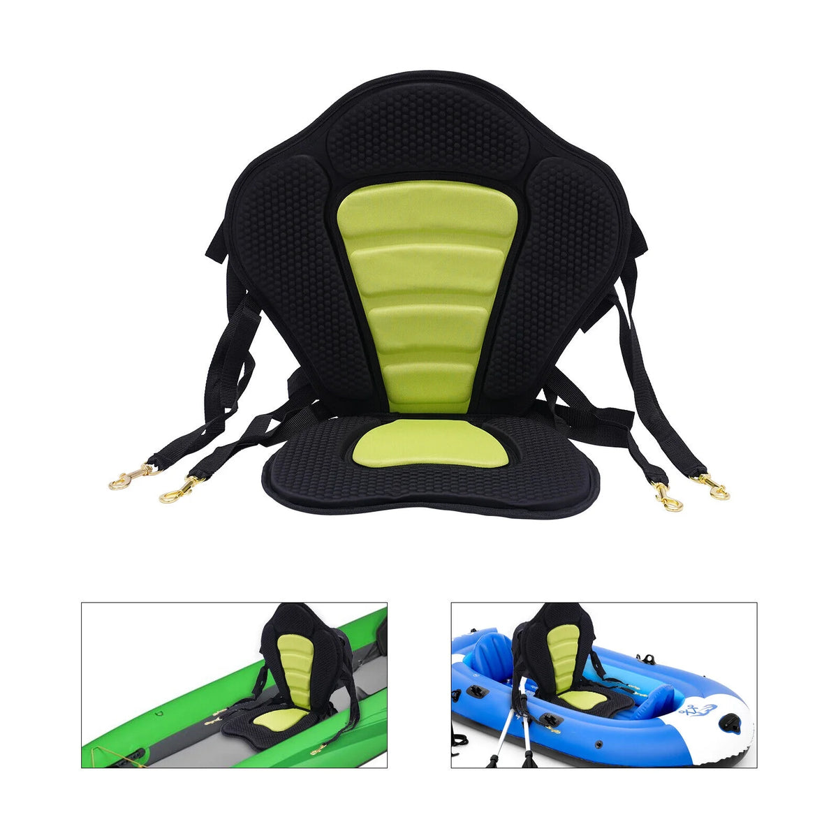 Adjustable Padded Kayak Seat Backrest Cushion O18568