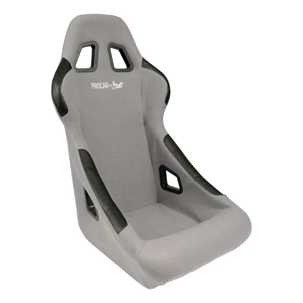 Grey Vinyl Fixed Back Seat I1860