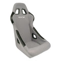 Grey Vinyl Fixed Back Seat I1860