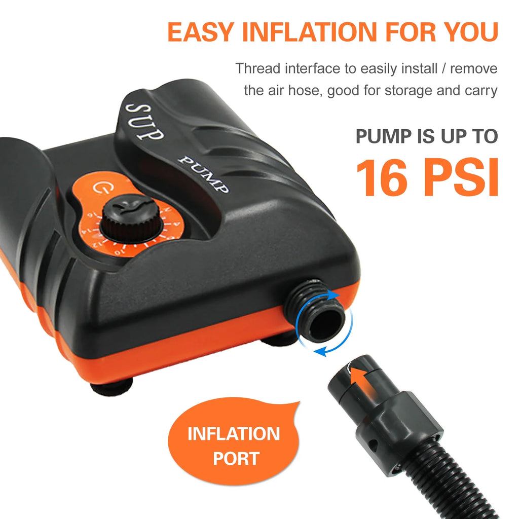 16 PSI Electric Air Pump with 6 Nozzles W1107