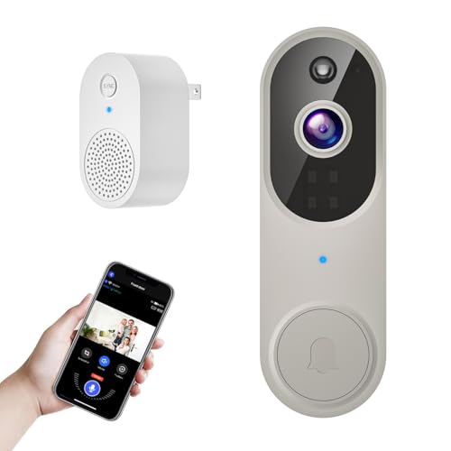 Wireless Wi-Fi Video Doorbell Camera with Two Way Audio, Night Vision F793