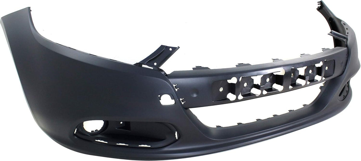Front Bumper Cover Primed with Tow Hook Holes V4126