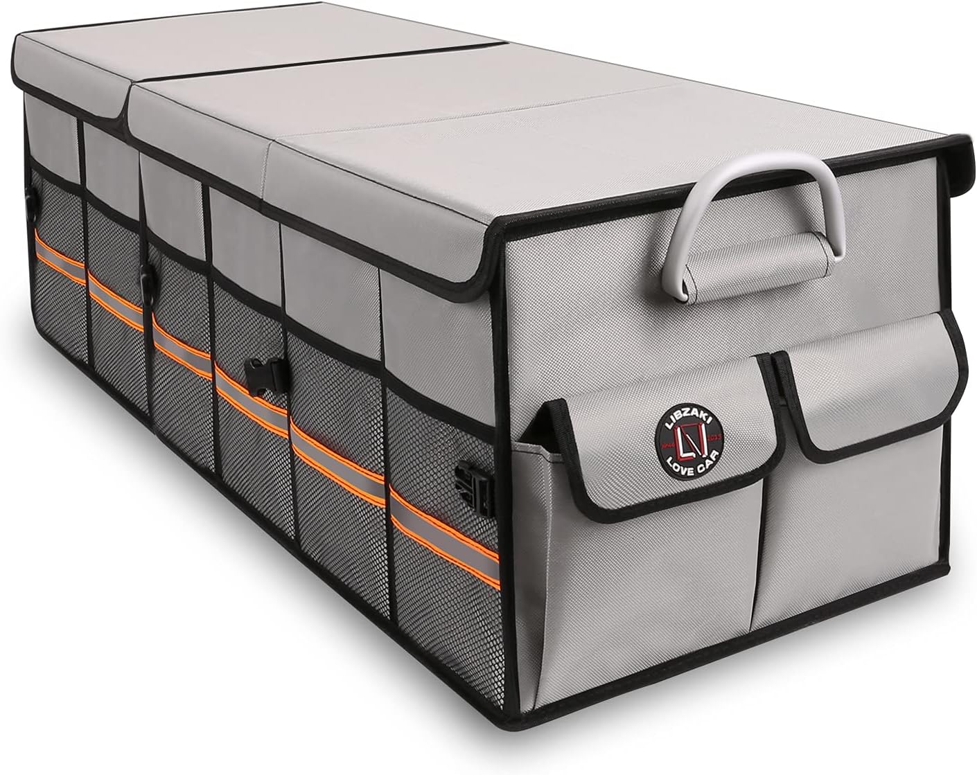 Oversize Black Waterproof Collapsible Trunk Organizer P6340
