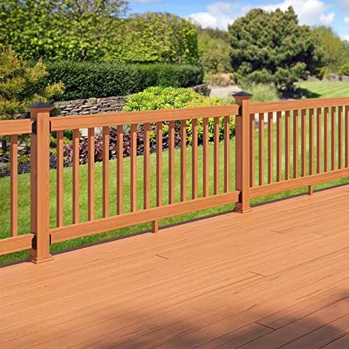 6 ft. Cedar Rail Kit with Balusters X7595