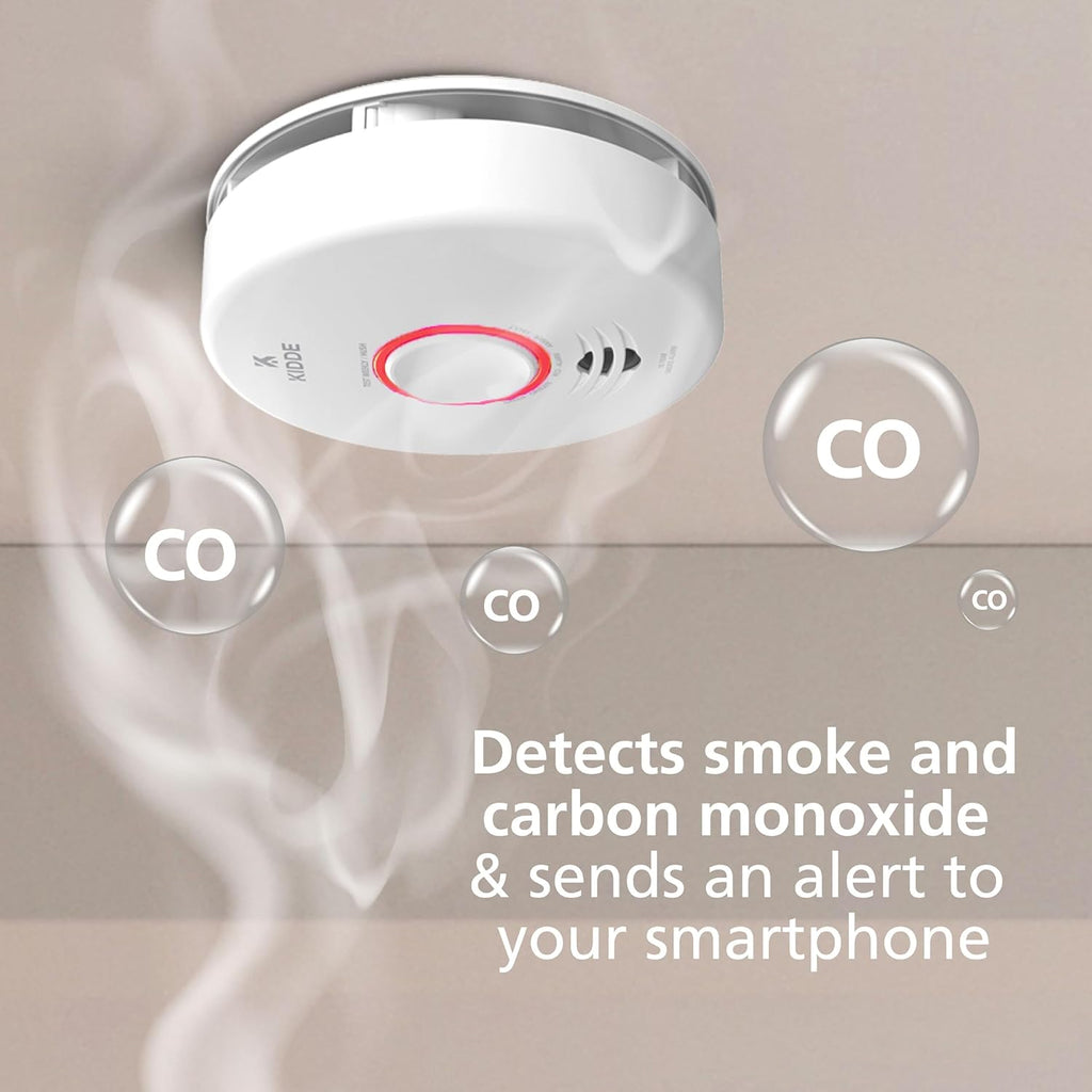 Smart Smoke & Carbon Monoxide Detector Hardwired w/Battery Backup 3 Pack N677912