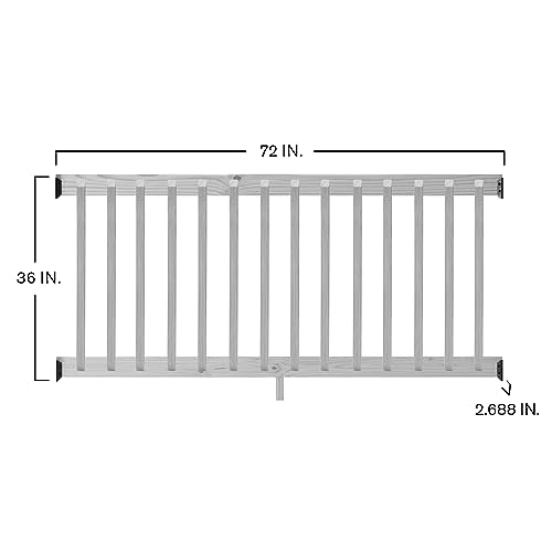 6 ft. Cedar Rail Kit with Balusters X7595