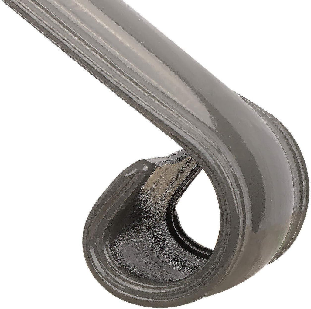 Black Metal Wrought Iron Handrail for Steps, Pack of 2 G727221