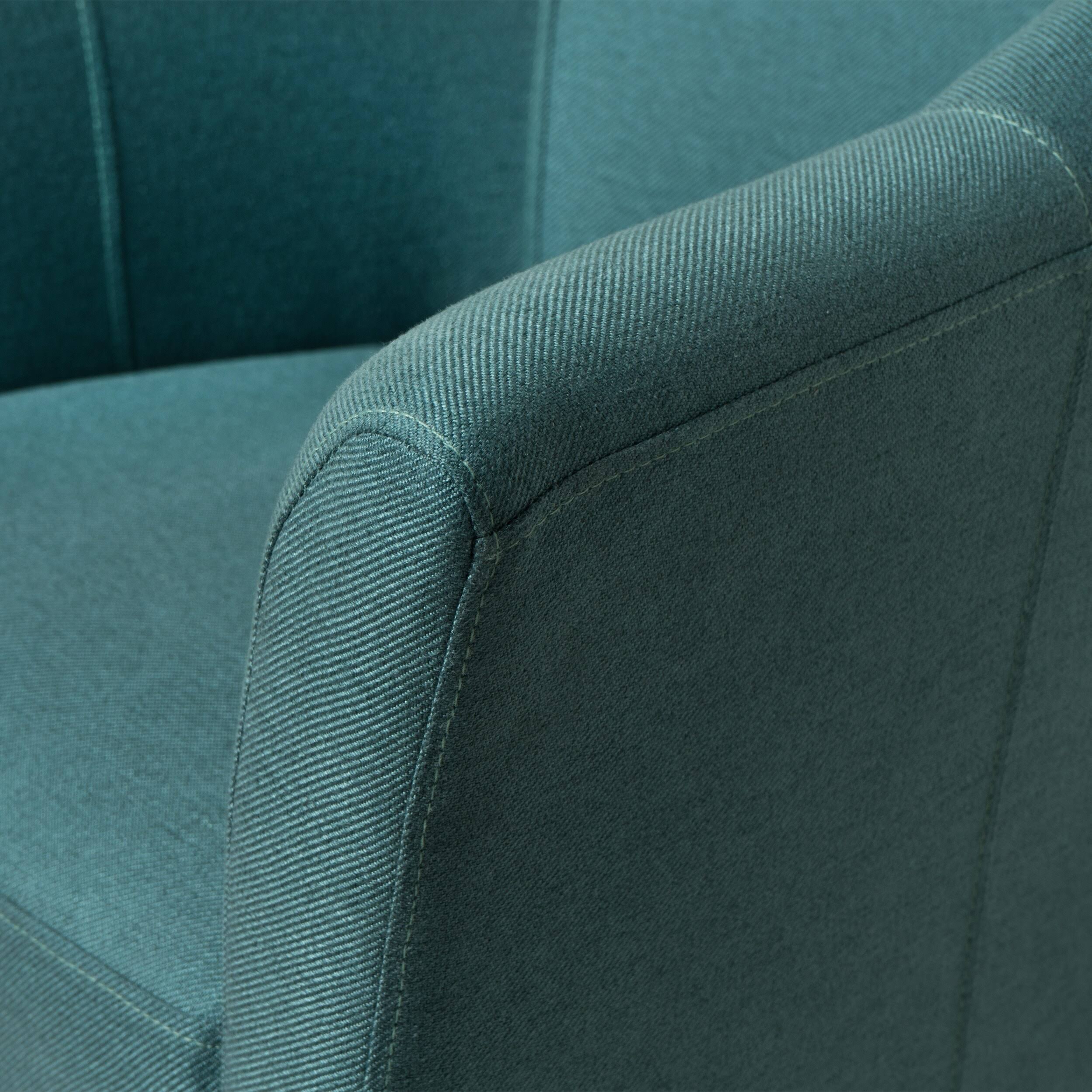 Purple Fabric Arm Chair B2839