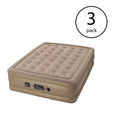 Raised Queen Air Bed Mattress with Never Flat Air Pump (3 Pack) B34014
