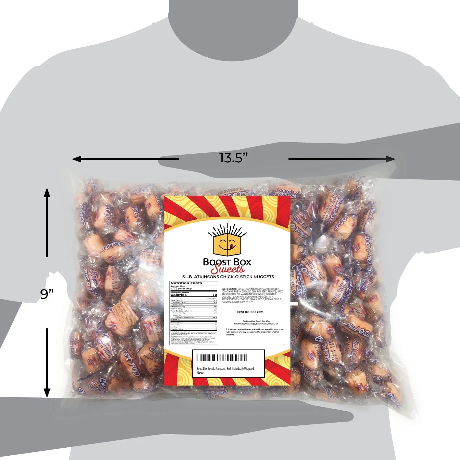 Chick-O-Stick Bite Size Nuggets Candy (5 Pound) Z46329