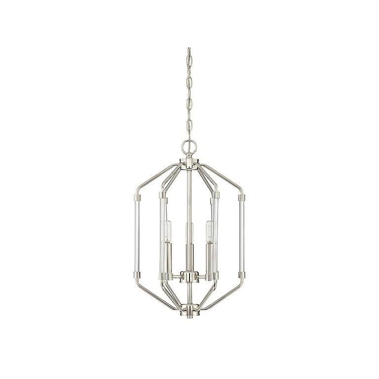 Warm Brass 3 Light Foyer D5124