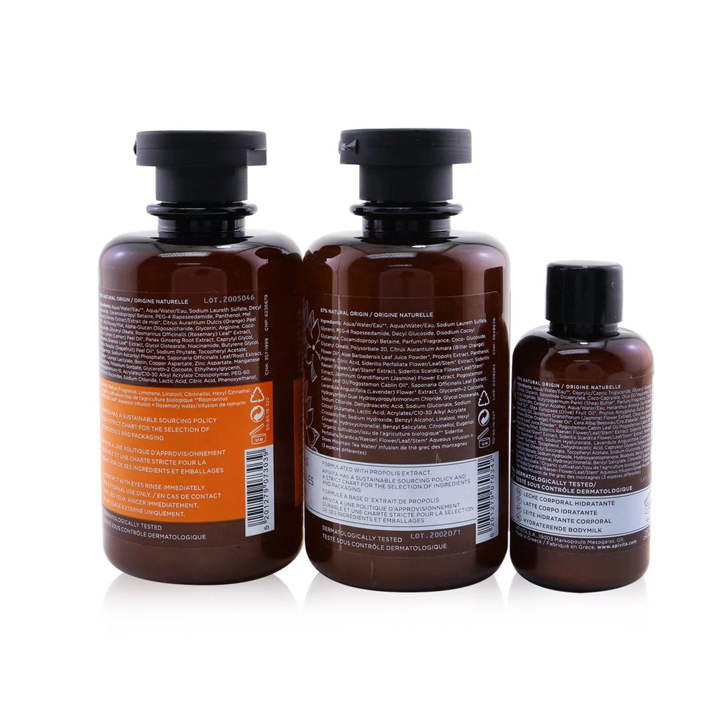 Holly Jolly Treats Set: Shampoo 250ml + Shower Gel 250ml + Body Milk 75ml, 3pcs O163965