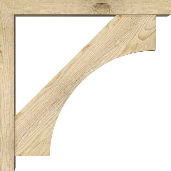Rough Sawn Douglas Fir Bracket with Offset Brace K116