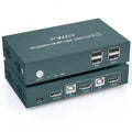 KVM Switch HDMI 2 Port, 4K@60Hz with 2 USB 2.0 Hub C4858