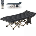 Oversize 31.5in Width Folding Camping Cot with Pad and Carry Bag S7263