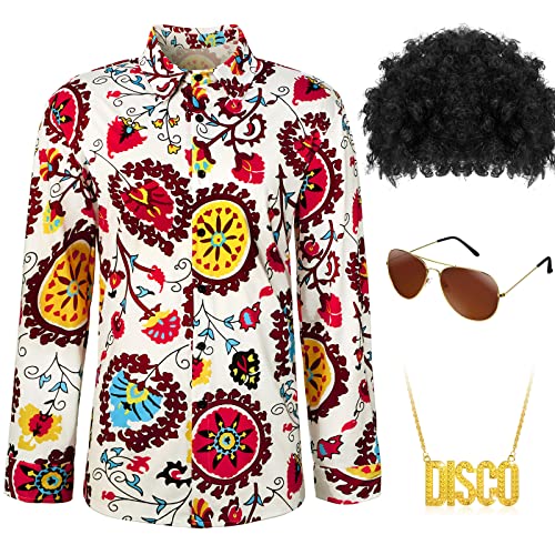 Disco Shiny Sequins Long Sleeve Shirts M5671