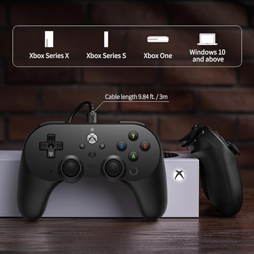 Black Wired Controller with Hall Effect Joysticks F392
