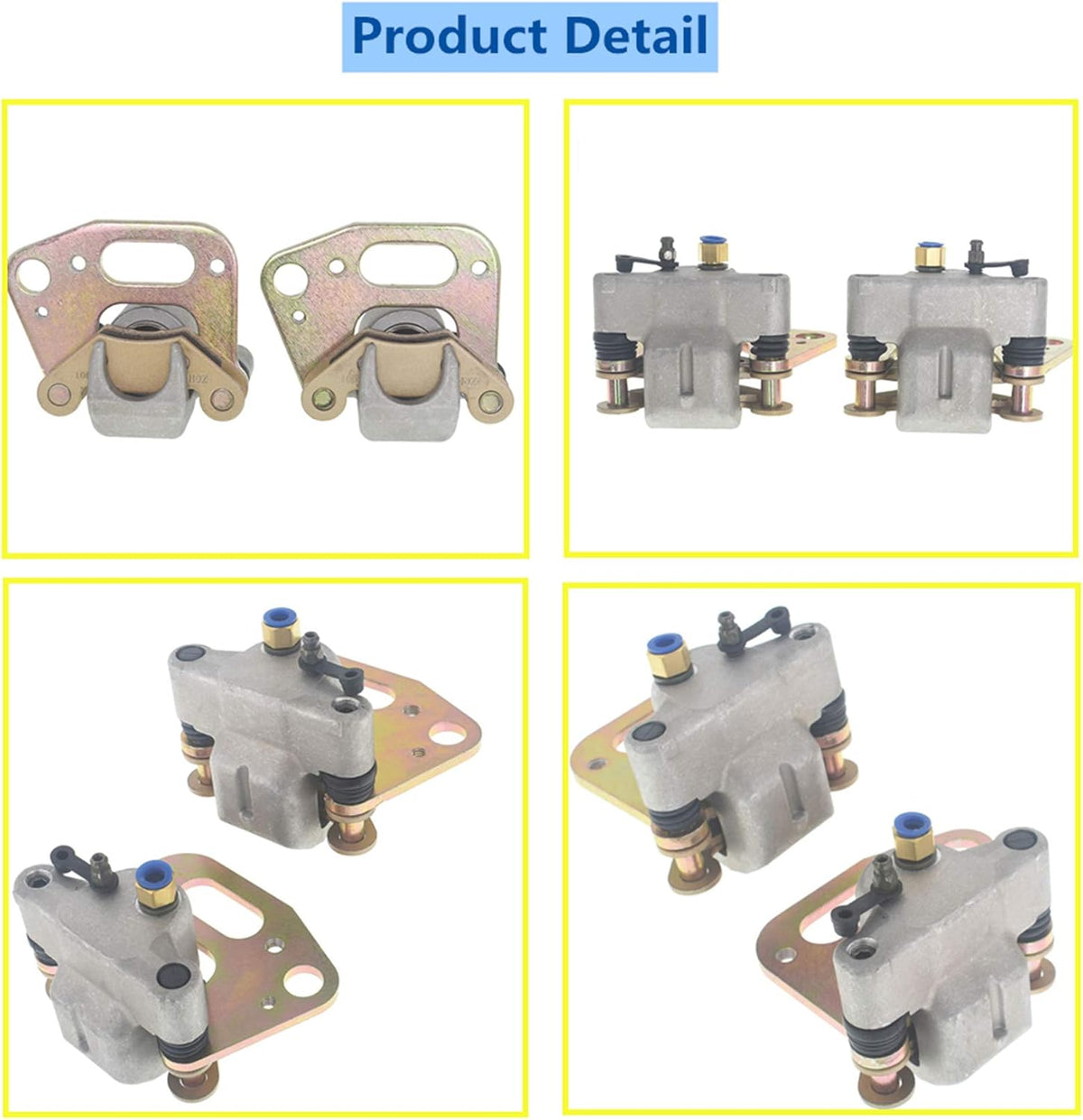 Front Brake Calipers with Pads for Polaris Sportsman 500 Ranger 500 L1515