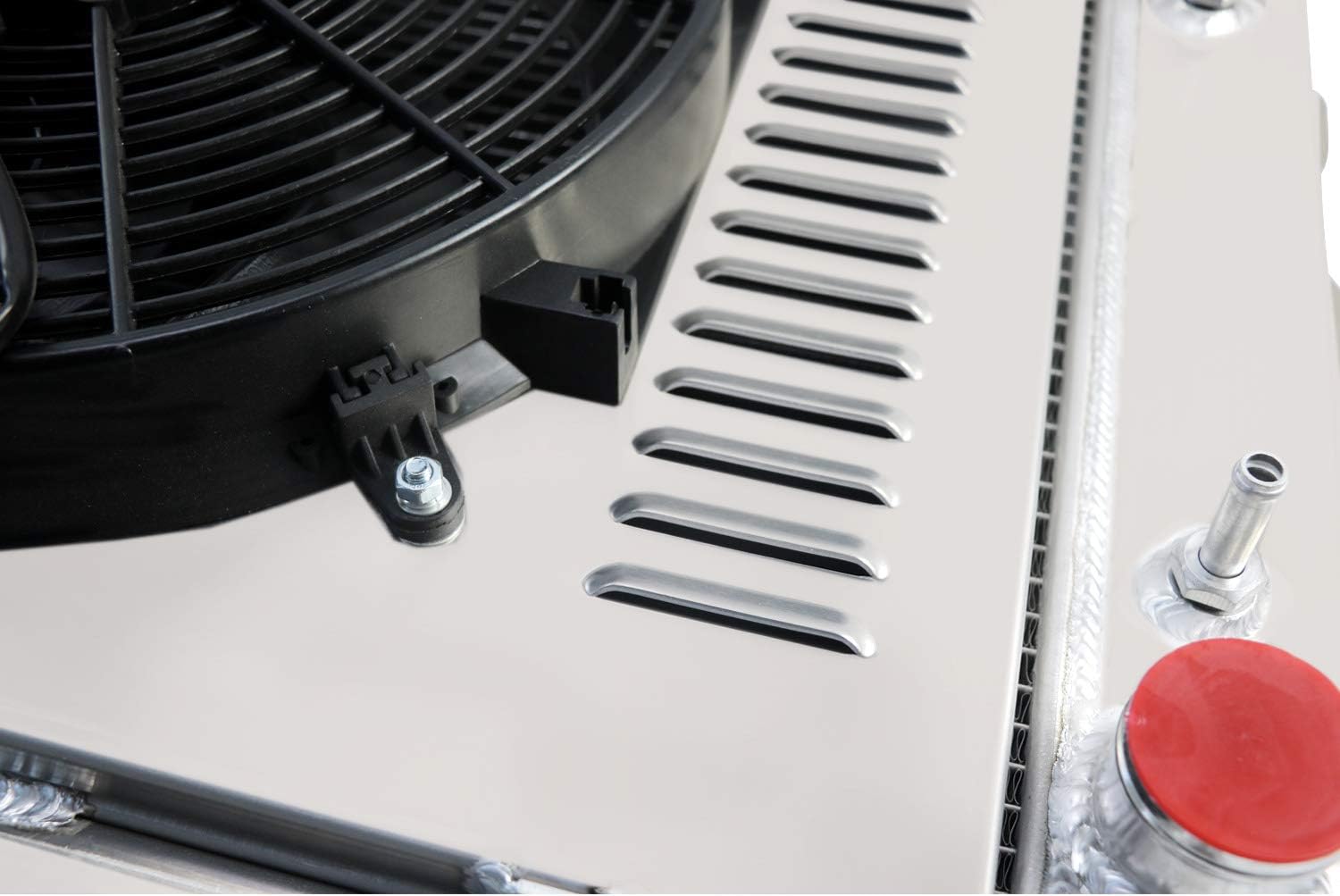 4 Row Core Radiator with Fan Shroud and Relay V3988