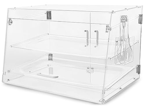 3 Tray Acrylic Pastry Display Case with Serving Tong R6264