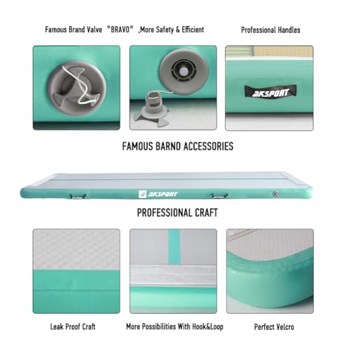 Inflatable Gymnastics Air Mat Tumble Track with Air Pump H758723