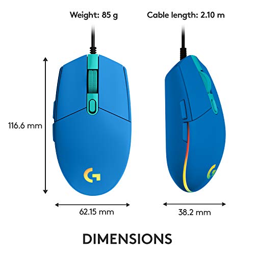 Wired Gaming Mouse with 8,000 DPI and 6 Programmable Buttons O212