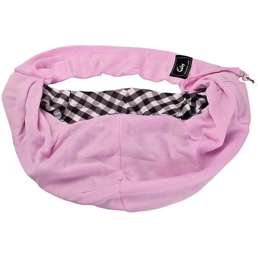 Dog and Cat Sling Carrier Hands Free Reversible Pet Papoose Bag Soft Pouch Q630666