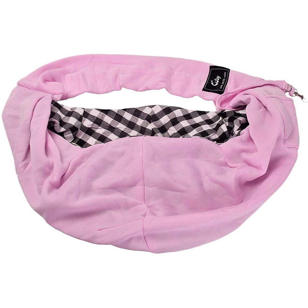Dog and Cat Sling Carrier Hands Free Reversible Pet Papoose Bag Soft Pouch Q630666