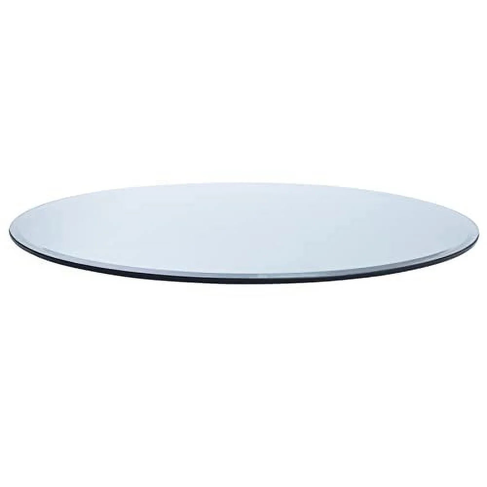 26" Round Clear Tempered Glass Table Top G73693