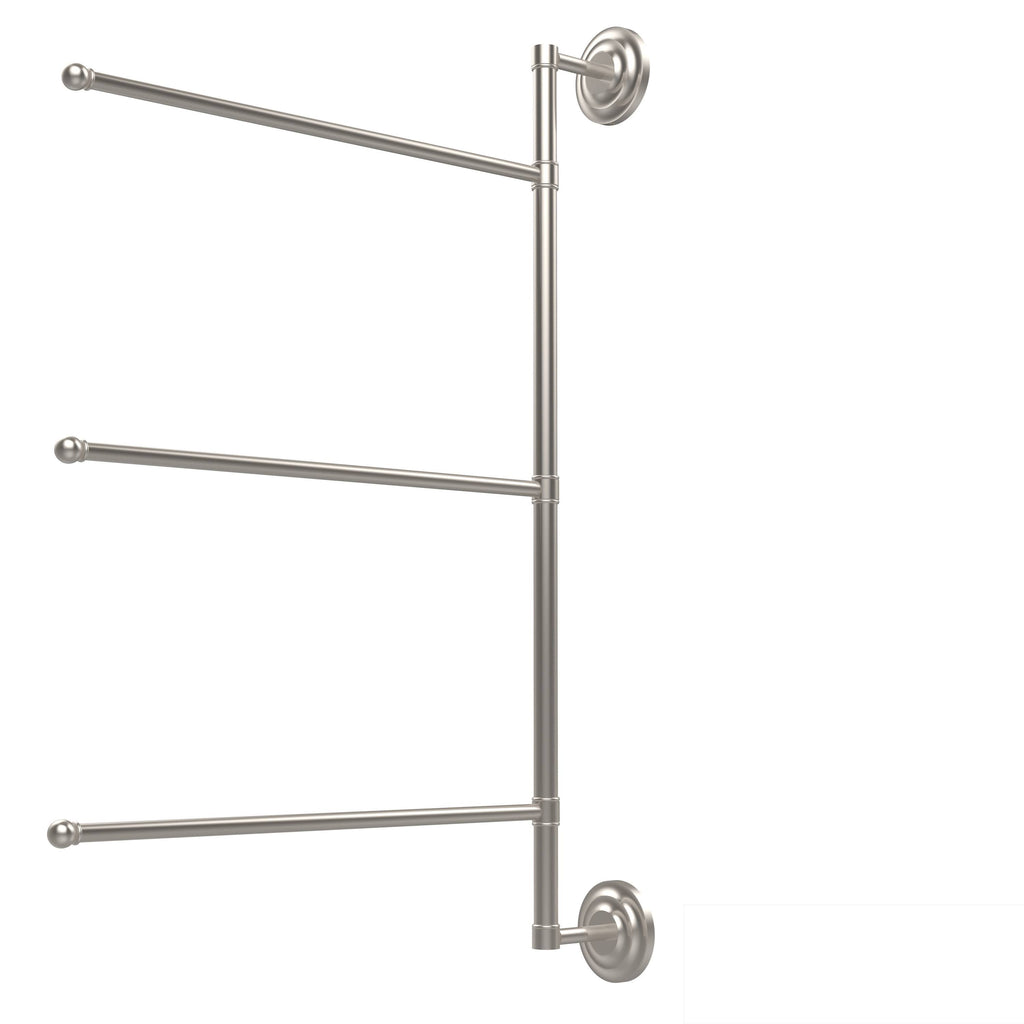 Satin Nickel 28-in Swing Arm Towel Bar G5256