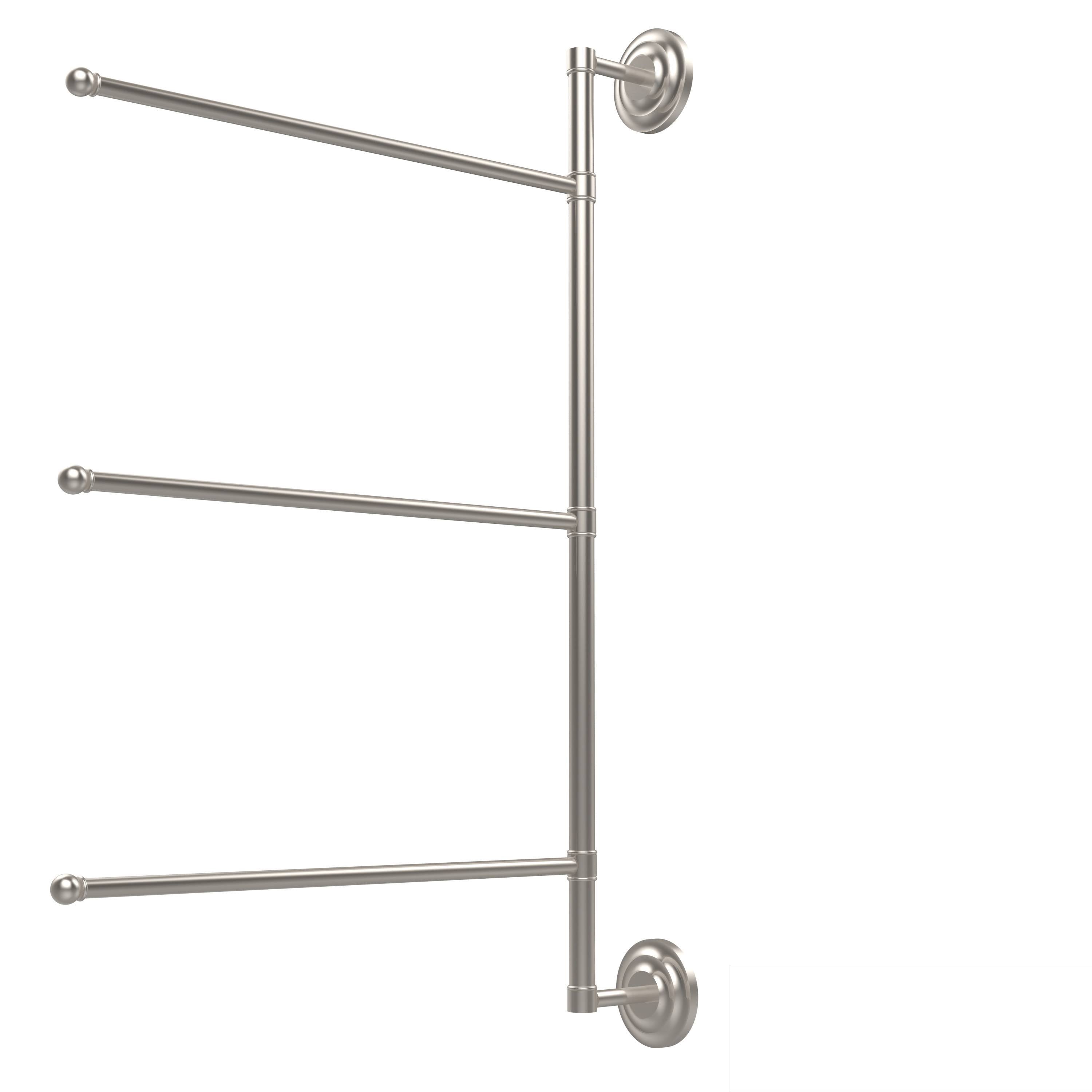 Satin Nickel 28-in Swing Arm Towel Bar G5256