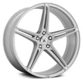 20x10.5 5x120.00 Brushed Silver Wheel C701