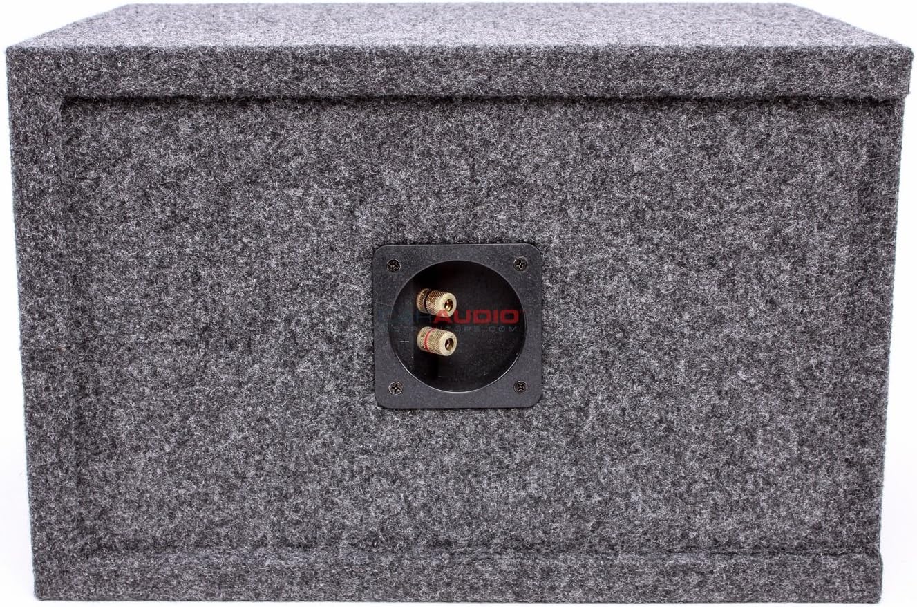 Single 8" SPL Bass Subwoofer Stereo Enclosure Pack of 2 I216273