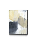Neutral Divide I Framed Canvas - Brown M314299