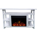 White Electric Fireplace Mantel V2231
