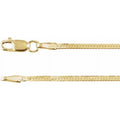 14K Yellow 1.6 mm Herringbone 24" Chain Q650