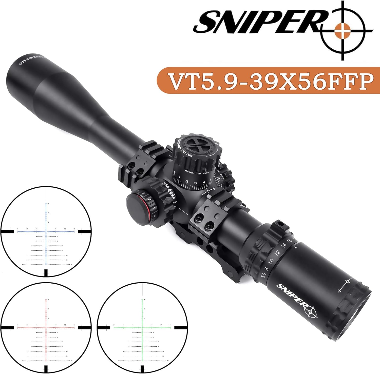 FFP Riflescope with Illuminated Reticle B127503