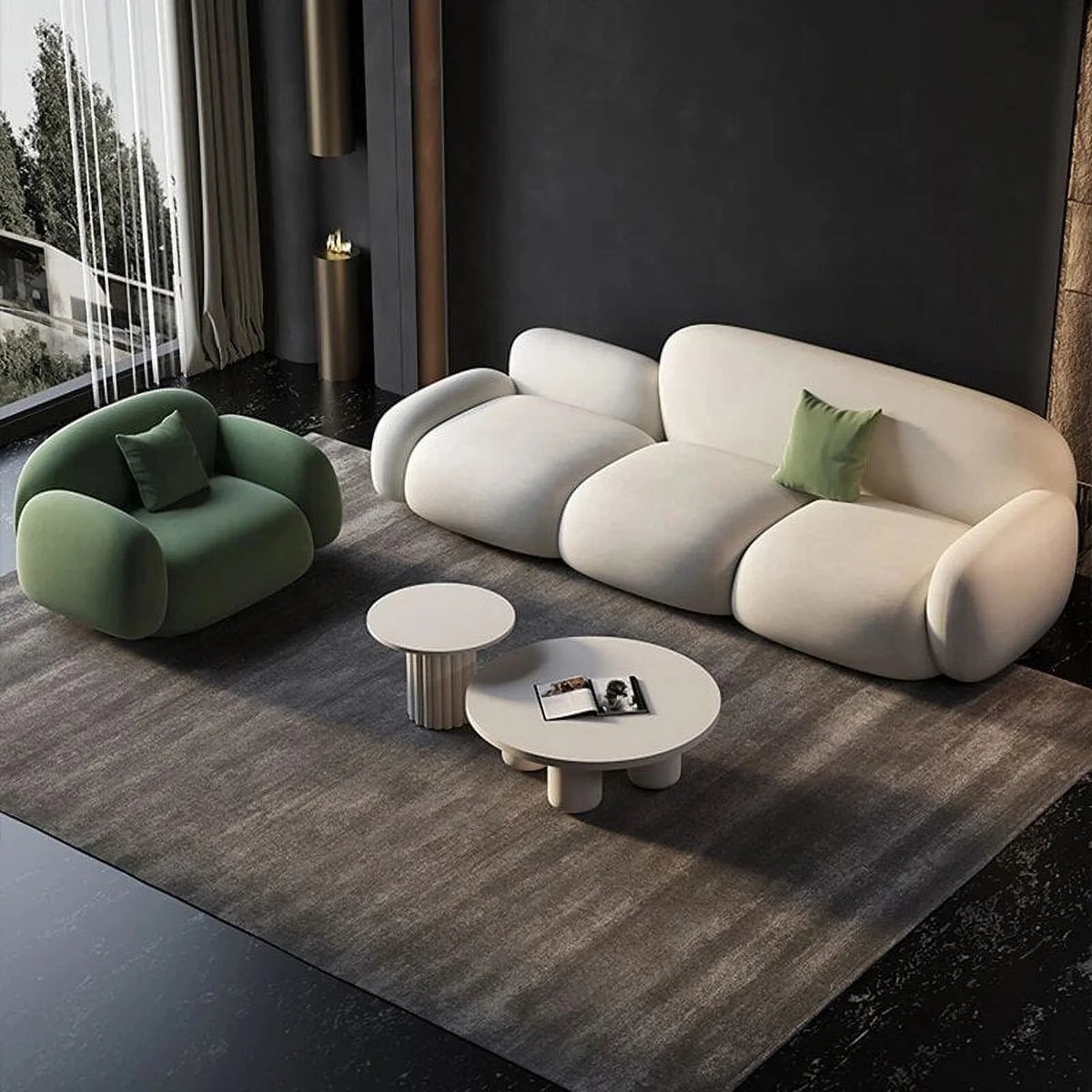 Accent Reclining Chair Mini Single Sofa W850
