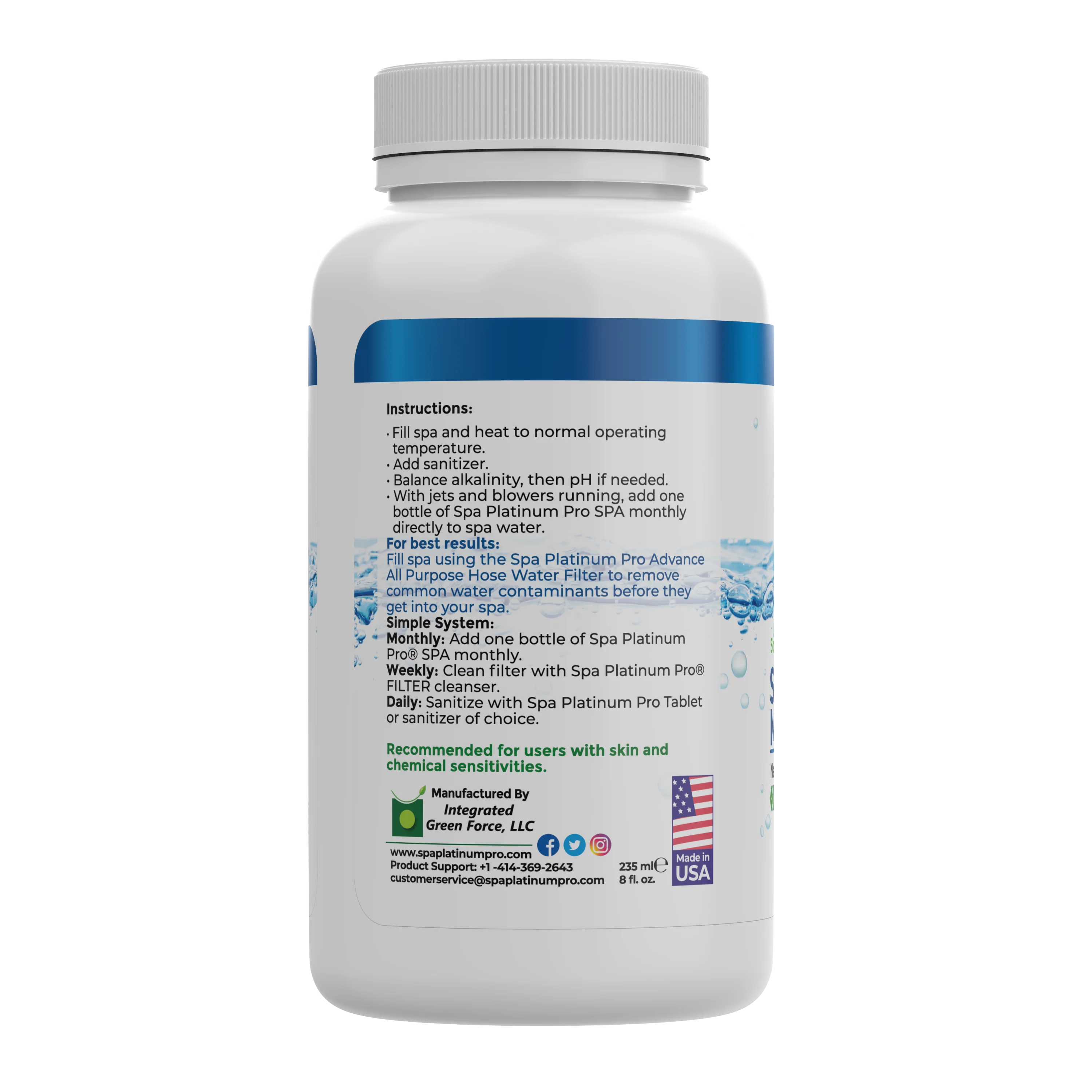 Six Months Supply Hot Tub Water Treatment H228