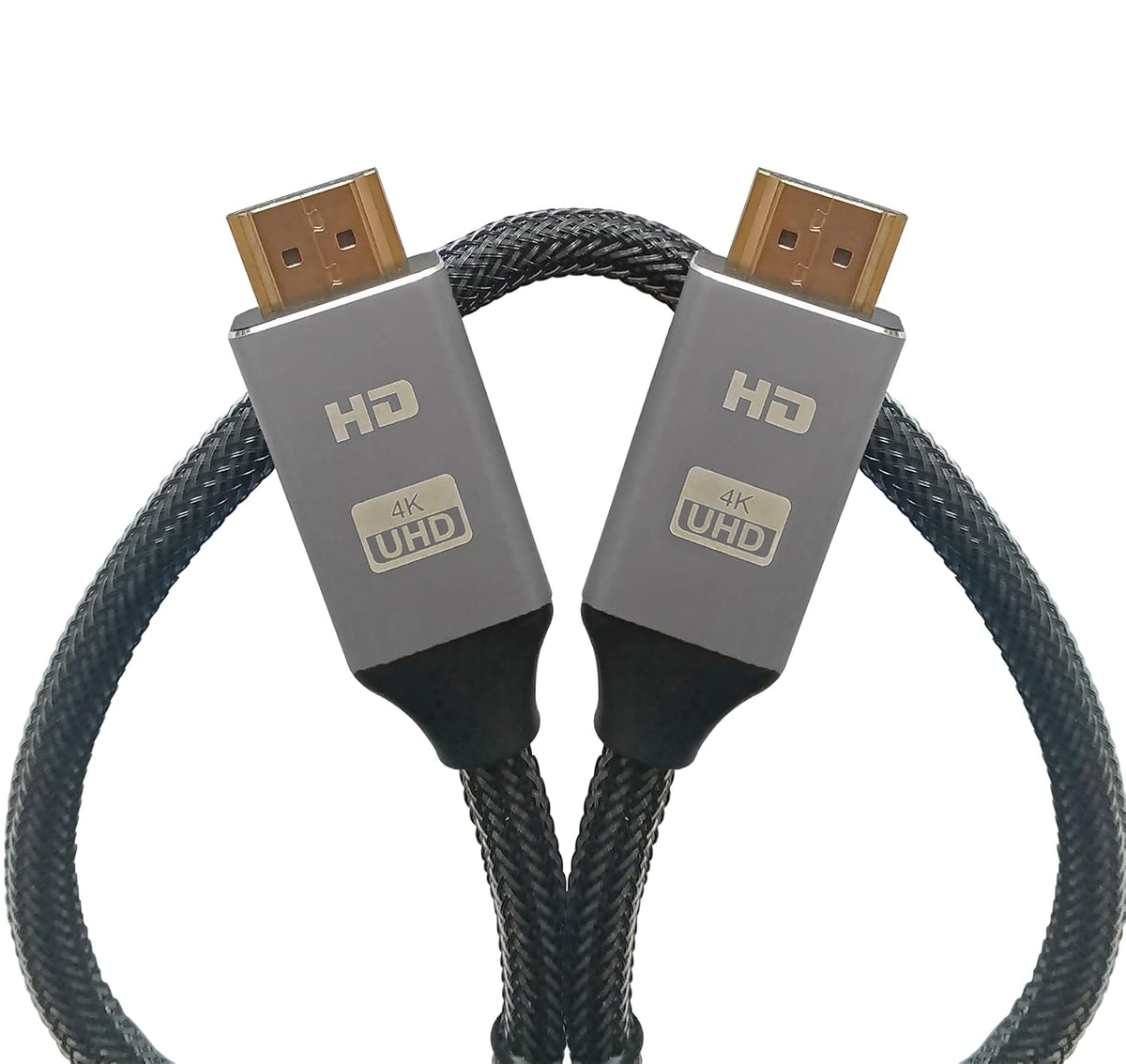50ft 4K HDMI 2.0 Fiber Optic Cable, Detachable Type A+D, Pack of 2 S3107
