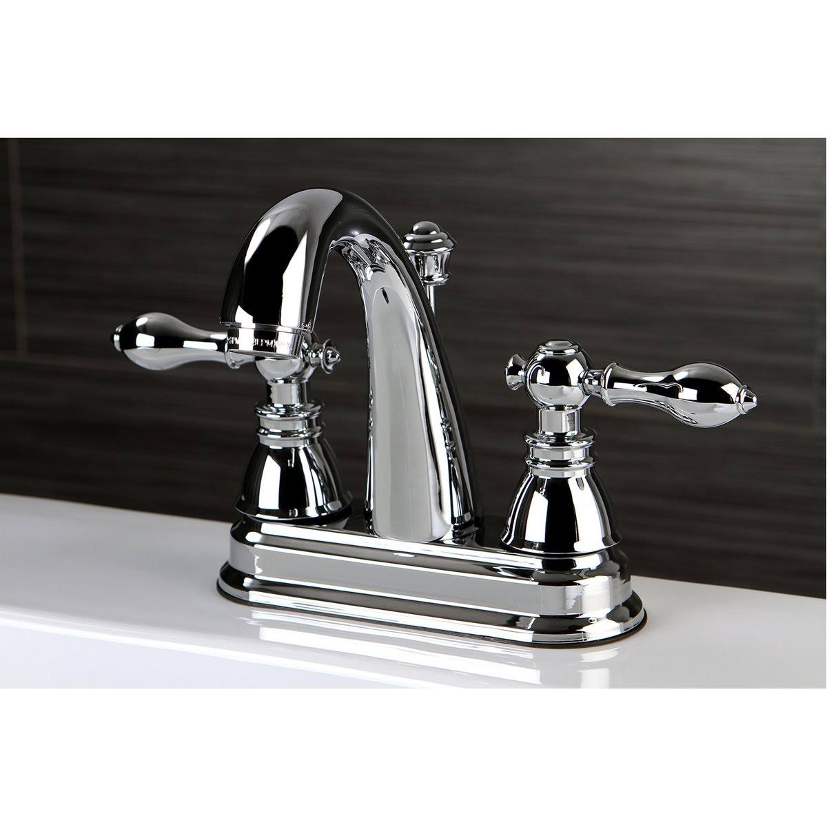 Satin Nickel Two-Handle Centerset Lavatory Faucet V4339