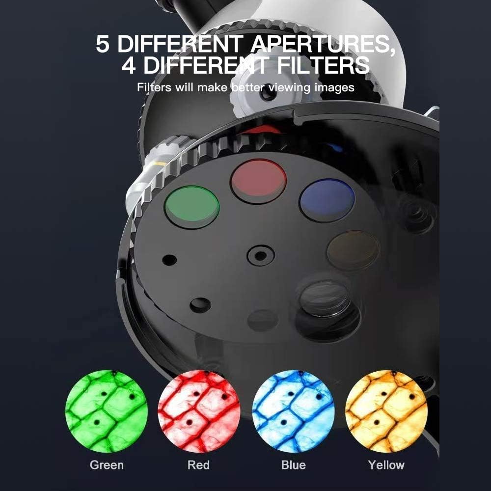 40X-1200X LED Microscope Kit with Slides X8210
