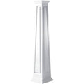 12 inchw x 60 inchh Square Tapered Raised Panel Column with Crown Capital & Crown Base A82180