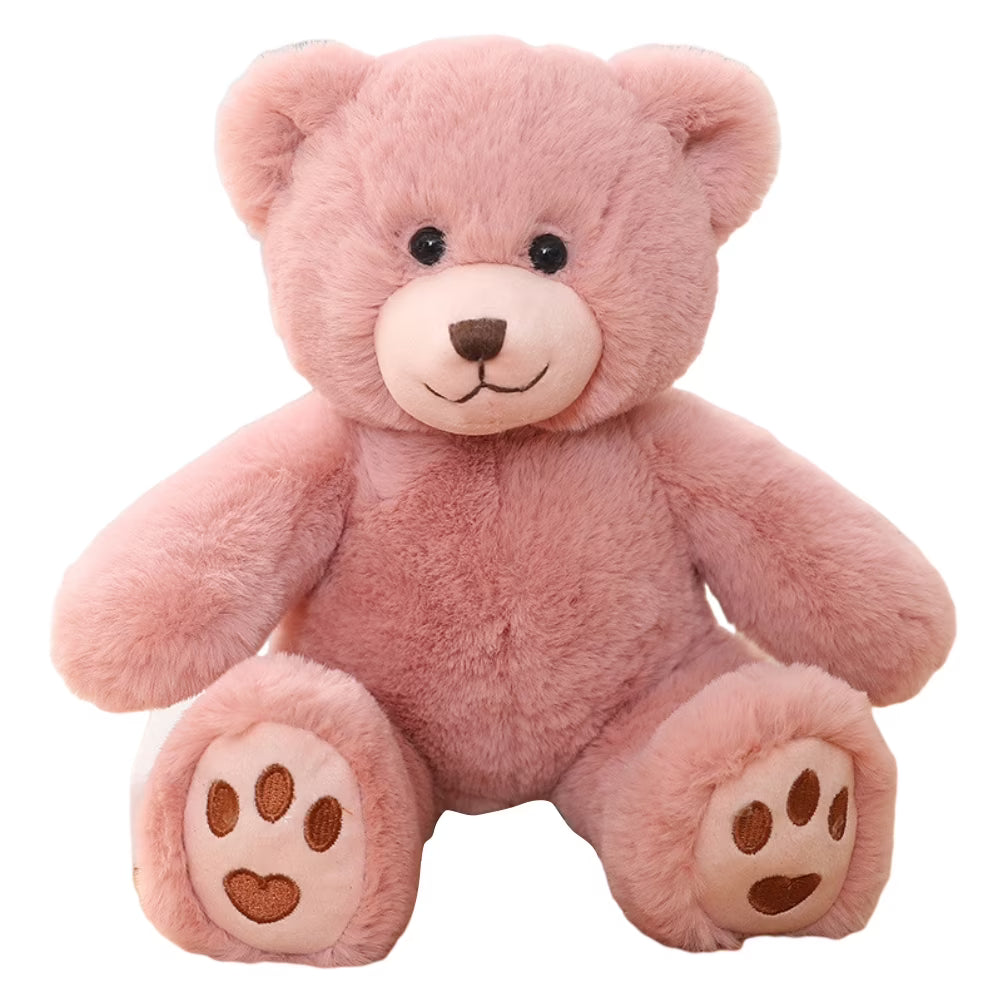 Teddy Bear Plush Toy with Pearl Chain Clasp V258794